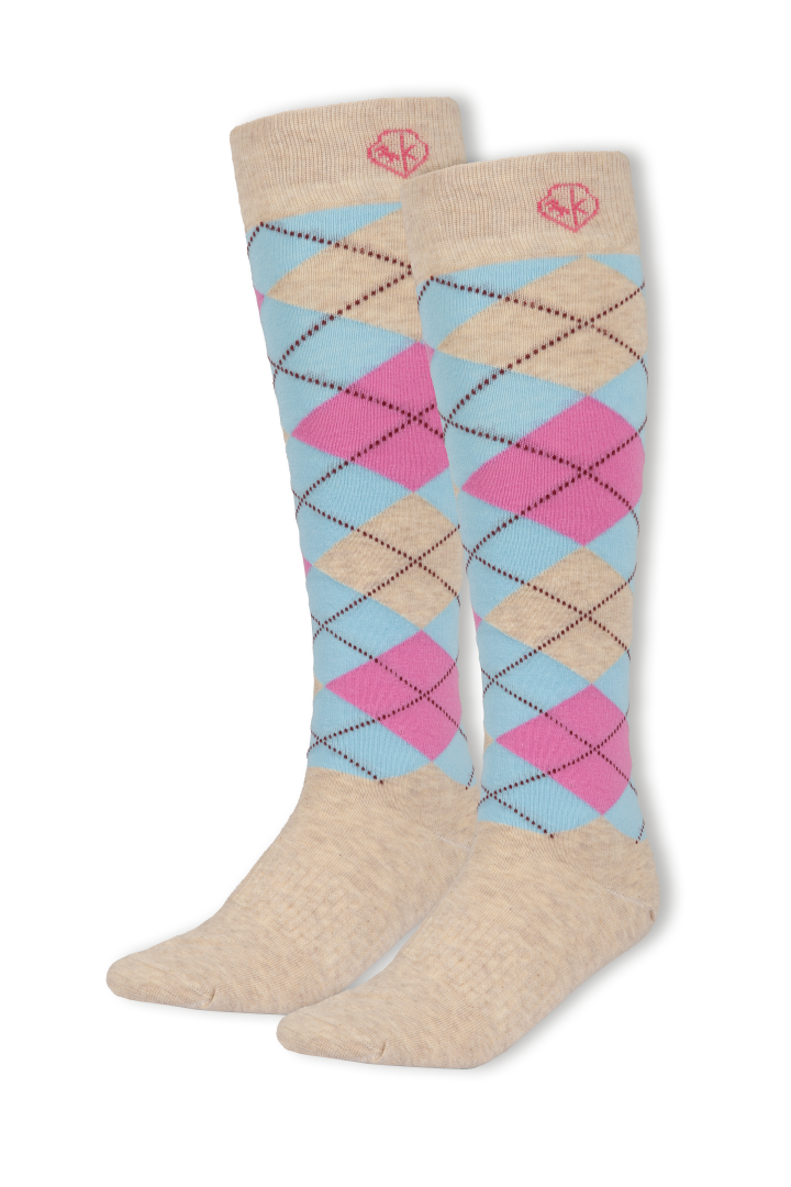 KANTRIE Kniestrümpfe Karo Style